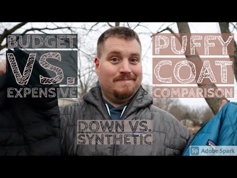 Down vs Synthetic jacket ! Budget vs Expensive.