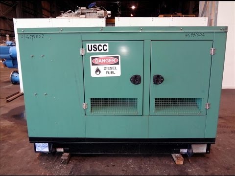 Used- Cummins 35 kW standby (30 kW prime) diesel generator set - Stock # 45991002
