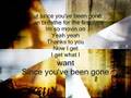 Since you've been gone instrumental WITH LYRICS ...