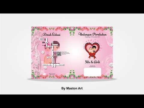 Cara Membuat Desain Undangan Pernikahan Tutorial Coreldraw