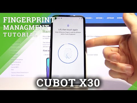 How to Add Fingerprint to CUBOT X30 – Scan Fingerprint