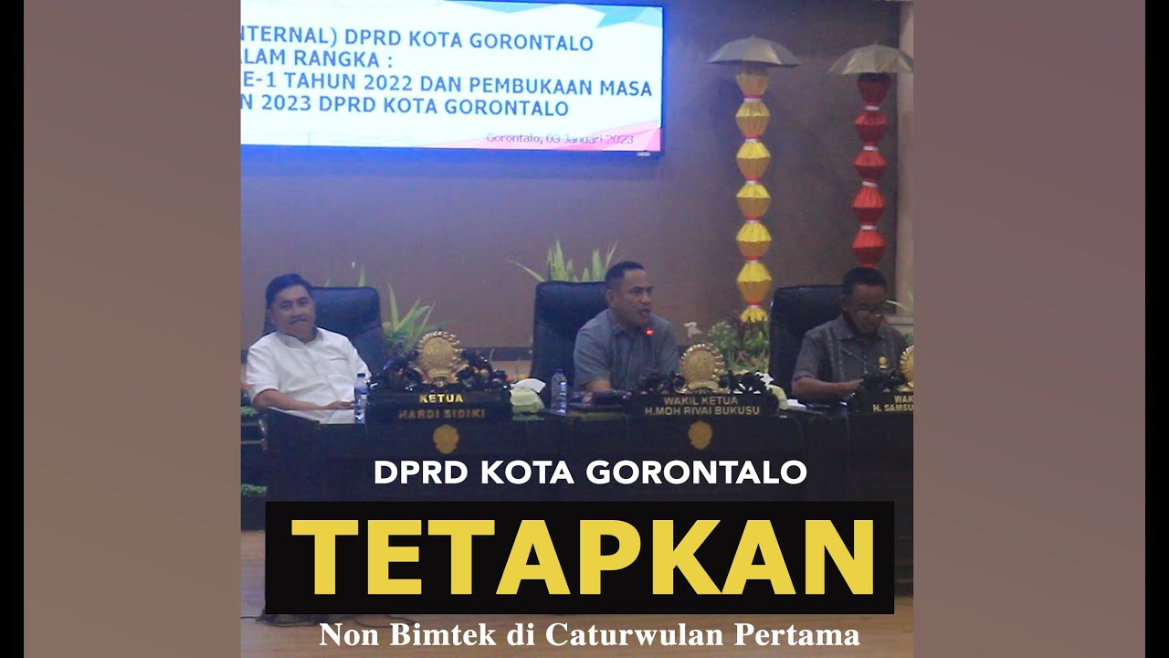 Agenda Penuh, DPRD Tetapkan Non Bimtek di Caturwulan Pertama