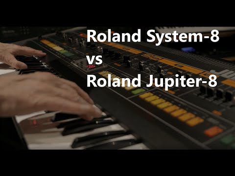 Roland Jupiter-8 vs. System-8... Can you hear a difference?
