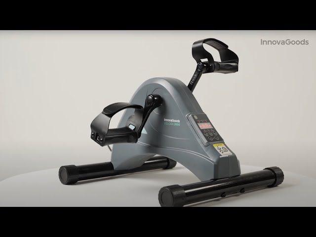 Pédalier électrique InnovaGoods Velora 3000 12 vitesses LCD télécommande tapis video