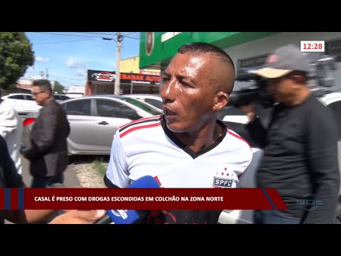 Casal é preso com drogas escondidas em colchão na zona norte 14 04 2023