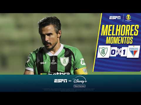 Gols e melhores lances de América-MG x Fortaleza
