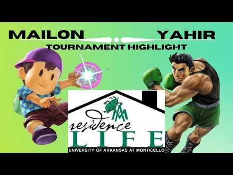 UAM Reslife -  Mailon (Ness) .vs. Yahir (Little Mac) - Tournament Highlight - Smash Ultimate