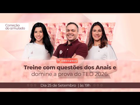 Correção do Simulado TED 2026 | Treine com os Anais e domine a prova!