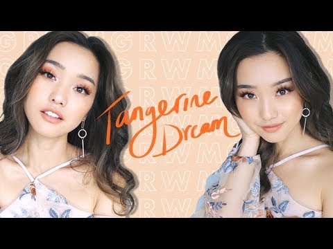 Soft Spring Tangerine Makeup | Get Ready With Me