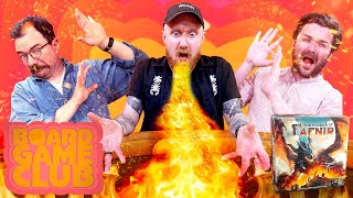 Let's Play THE FLAMES OF FAFNIR | Board Game Club #ad