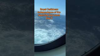Royal Caribbean Independence of the Seas Main Dining room Sea Day Lunch Day 3