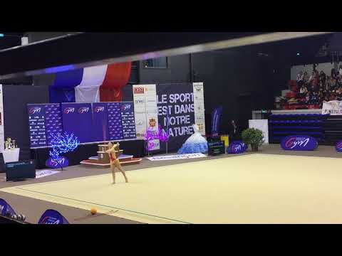 Alyssa Coquelle - Nat C 12/13 ans - France Besançon 2018