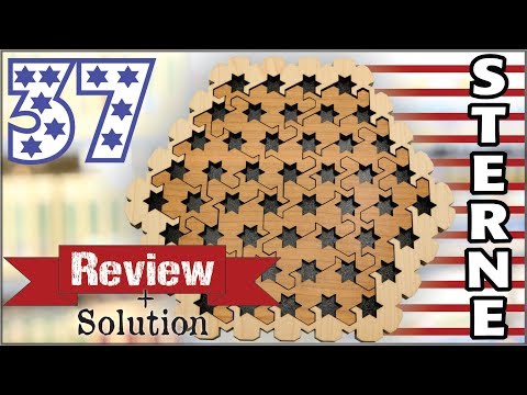 37 STERNE - Review & Solution - JEAN CLAUDE CONSTANTIN Wood Puzzles