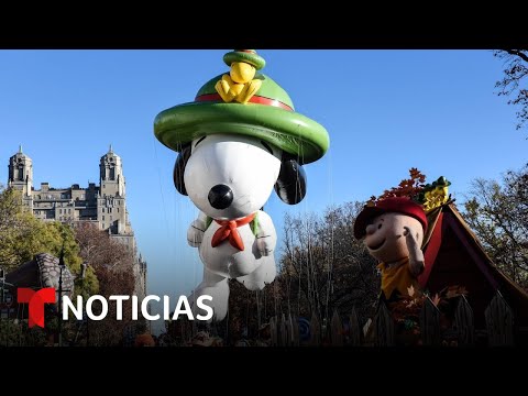 Así se vivió el tradicional desfile de Acción de Gracias en Nueva York | Noticias Telemundo