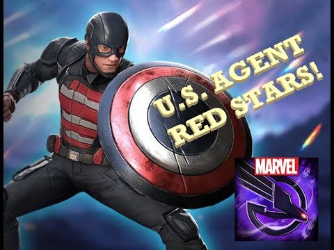 Marvel Strike Force | U.S. AGENT RED STARS! | Crucible Results!
