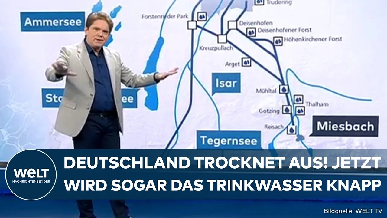 DEUTSCHLAND TROCKNET AUS: Experte erklärt! Jetzt wird sogar das Trinkwasser knapp