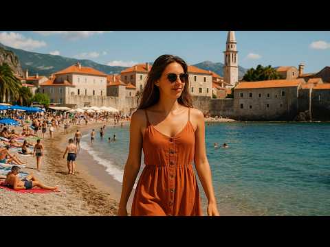 Budva Montenegro 4K Walking Tour 2024