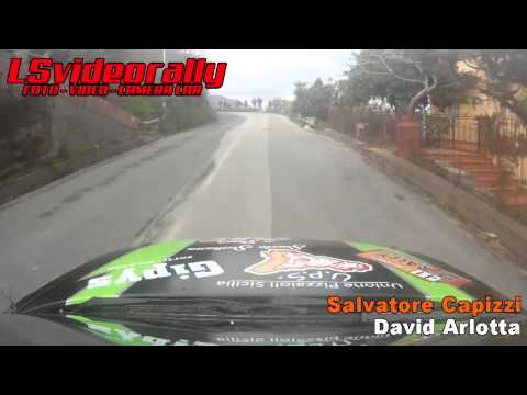 CAMERA CAR CRASH S.Capizzi - D.Arlotta al 2°Rally Torri Saracene ©LSvideorally