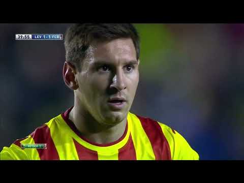 Lionel Messi vs Levante 2013 -14 HD 720p by PapiLionel