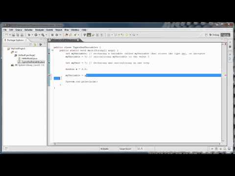 Java Programming 3 Types And Variables