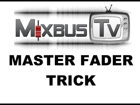 Coolest Andy Wallace Master Fader Trick - Easiest way to automate your 2BUS for impact