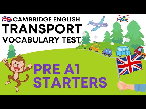 Transport vehicles English vocabulary Fun for Starters - Cambridge English YLE Exams