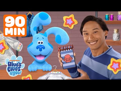 90 Minutes of Fun Arts and Crafts w/ Blue & Josh! 🎨 | Blue's Clues & You!