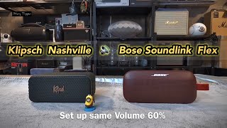 Video thumbnail for Klipsch Nashville vs Bose Soundlink Flex by Storytripper HD