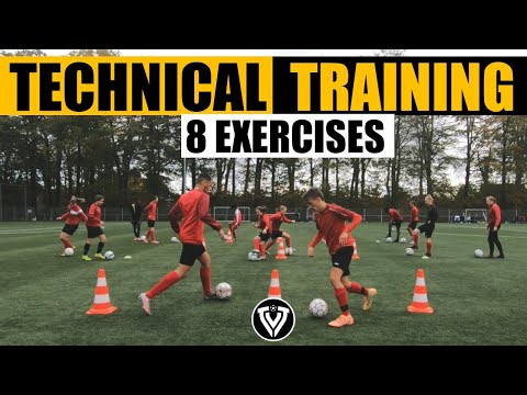 Technical Football Training | 8 Soccer Exercises