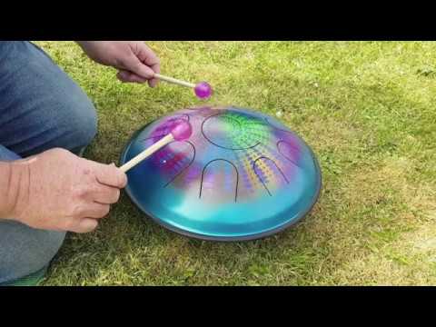 Celtic D minor handpan (tongue pan)