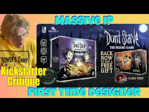 Don't Starve: The Board Game - BIG IP Means Big $$? - Kickstarter Critique Review