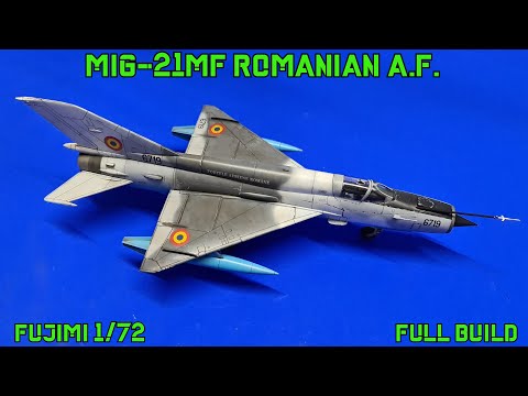 FULL VIDEO BUILD Fujimi 1/72 Mig-21MF Romanian A.F