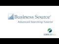 Business Source - Advanced Searching on EBSCOhost
