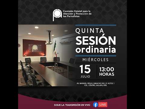 Quinta Sesión Ordinaria 2026