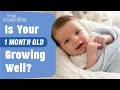 1 Month Old Baby Milestones