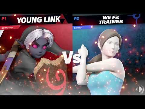 Side Deck Smash 67 - Winter (Young Link) VS Wuki (Wii Fit Trainer)