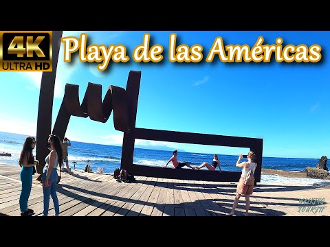 TENERIFE | Playa de las Américas 🌞 [Current Situation 👀 22 January 2022] | Walking Tour [4K]