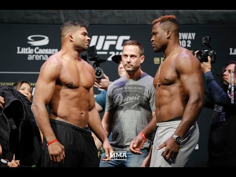 UFC 218: Alistair Overeem vs. Francis Ngannou Staredown - MMA Fighting