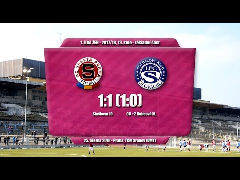 AC Sparta Praha - 1.FC Slovácko 1:1 (1. liga žen, 13. kolo 2017/18)