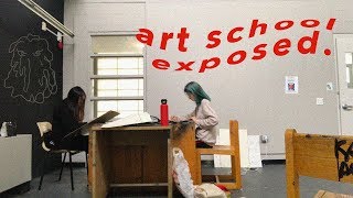 whoever said that art school is fun lied. 🌧