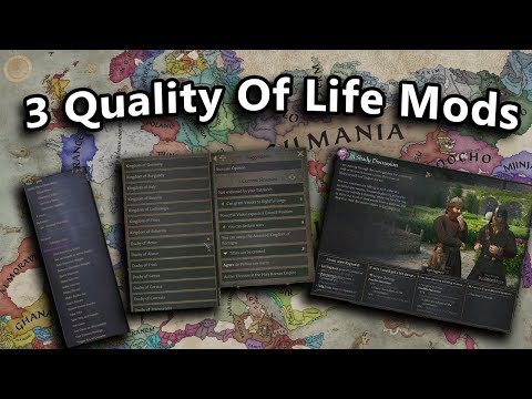 3 Amazing Quality Of Life mods for Crusader Kings 3 (Ck3 Mods)