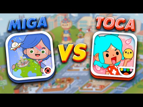 Toca Boca vs Miga Town ❤️ Toca life world vs Miga My World