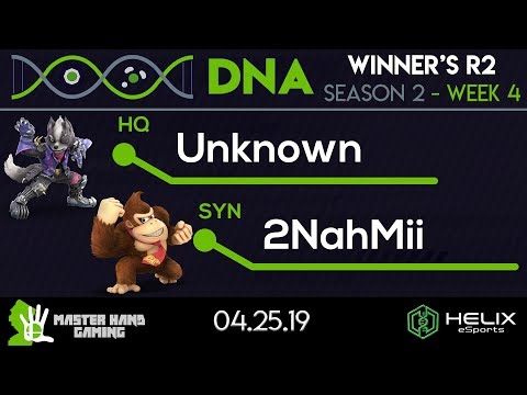 DNA 2.4 - HQ | Unknown (Wolf) vs SYN | 2NahMii (Donkey Kong) - Winner's R2