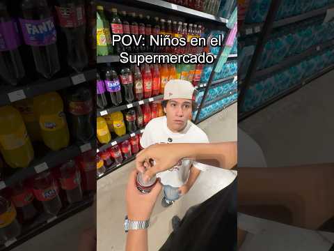 Niños en el Supermecado 😱🤣 #shorts