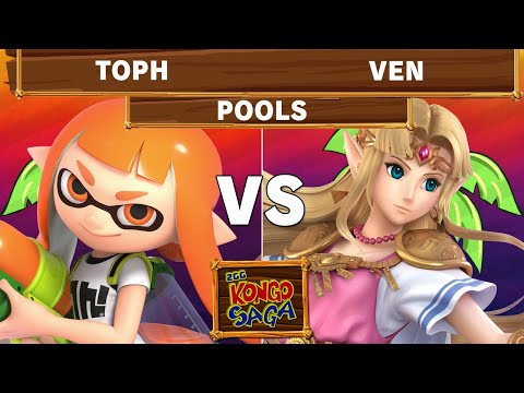 2GG Kongo Saga - MIOM | Toph (Inkling) Vs Sugoi | Ven (Zelda) Winners Pools