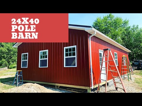 24x40 Pole Barn - DIY Build