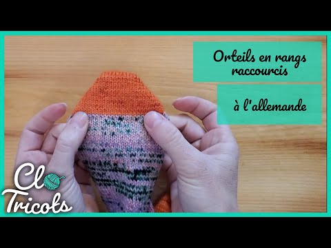 German-style short-row toe-up - Toe up - Sock Tutorial