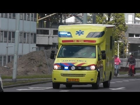A1 18-196 Naar het EMC Vanaf een Lifeliner inzet in Alblasserdam