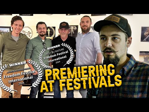 Premiering our indie film at festivals | 2025 Behind the Scenes Documentary Clip #behindthescenes