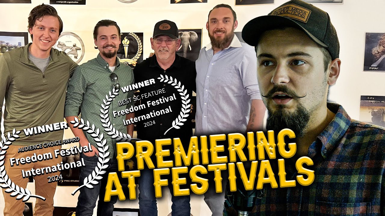 Premiering our indie film at festivals | 2025 Behind the Scenes Documentary Clip #behindthescenes